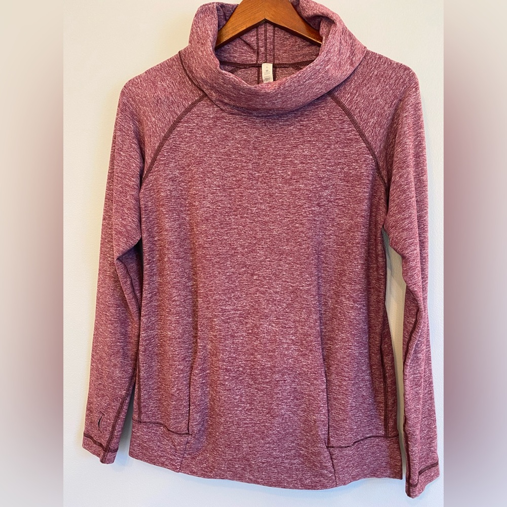 Pink Lululemon long sleeve top